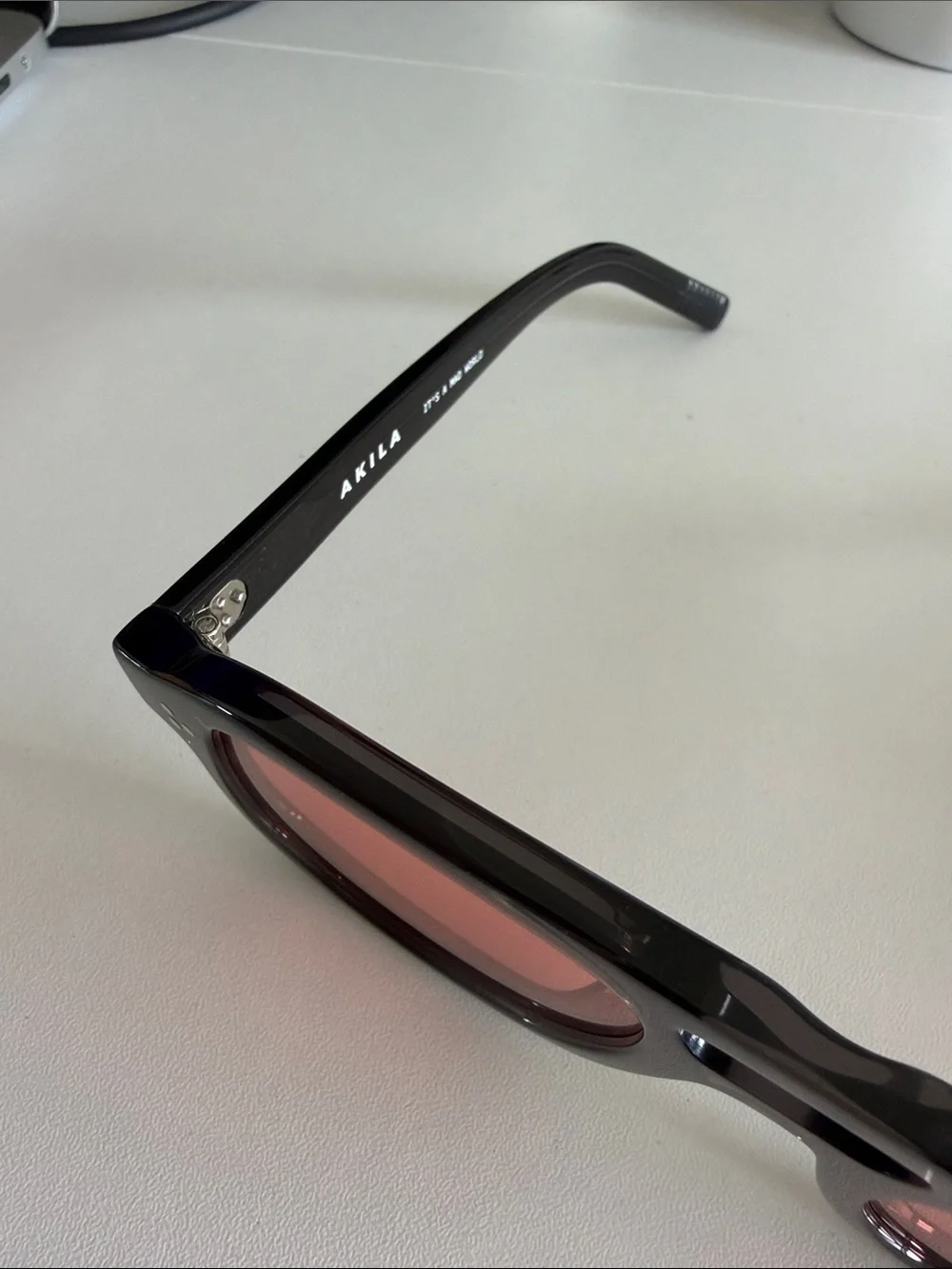 Akila Dillinger Women's Black Frame Sunglasses with Red Lenses